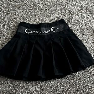 Black Royal Bones Skirt